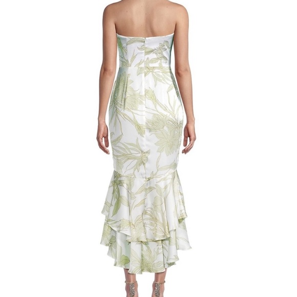 Cece Strapless Hi-Lo Dress | size small 💚 - Picture 5 of 5